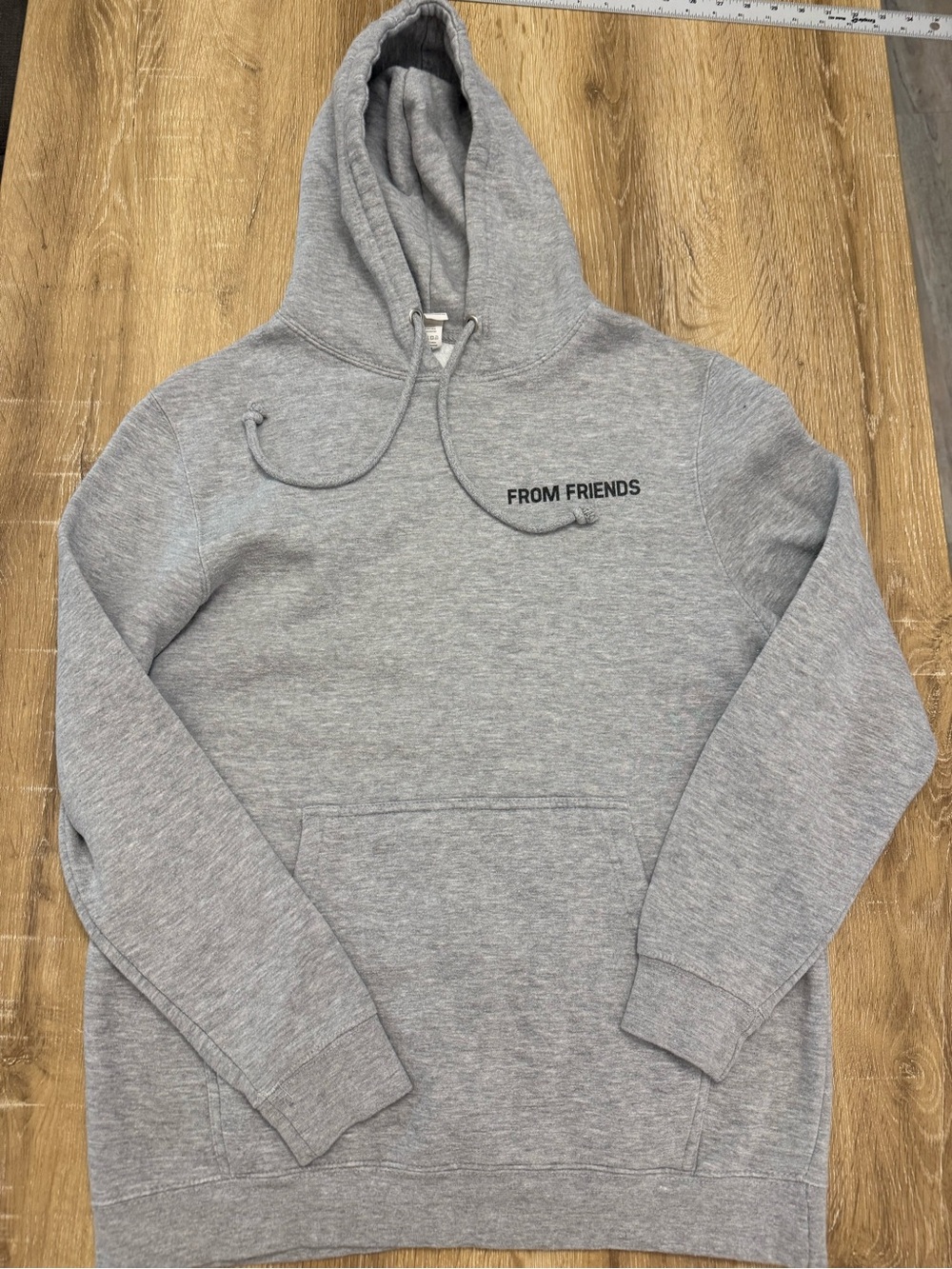 FRIENDS Light Gray Pullover Hoodie with Chest Logo